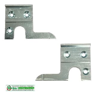 AUBI Schließblech Schließstück Kippschließstück 4A83308 breite Variante 65 x 45 x 35mm Nachbau in hell verzinkt FachVR5/097
