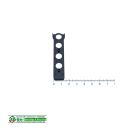 SIEGENIA Abdeckkappe EL O MB RAL 8022 Braun 73 x 14mm FachVR4/544