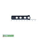 SIEGENIA Abdeckkappe EL O MB RAL 8022 Braun 73 x 14mm FachVR4/544