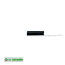 SIEGENIA Abdeckkappe FEB RAL 8022 Schwarzbraun Links Länge 73mm FachP5410