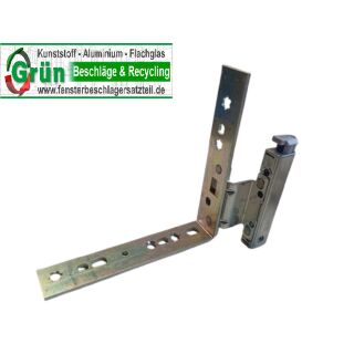 MACO Eckband Ecklagerband AS 20 Ü mit ÜV 12/20-13 Rechts Silber 54704 FachVR3/290