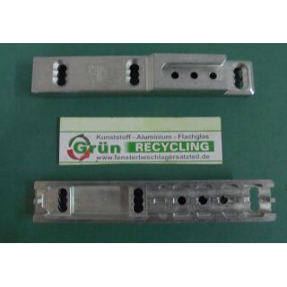 MACO Schließblech Schließteil I-S Silber f. Kipp- Dreh- Beschlag 116 x 19mm Fach3484