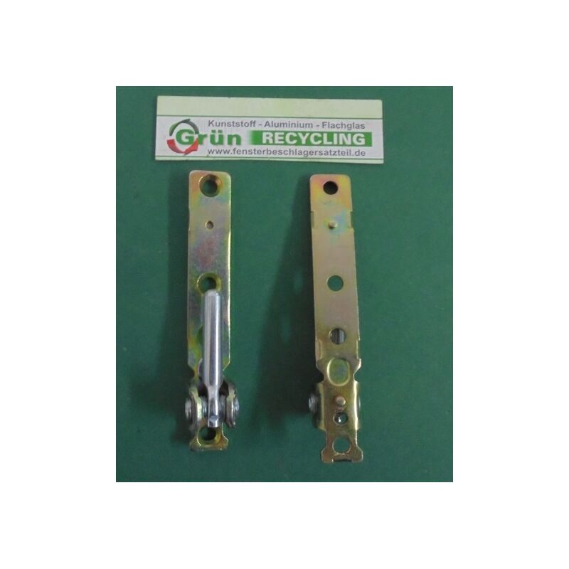 MACO Ecklager mit zwei Haltezapfen , Zapfenlänge 32mm x 7mm , 99 x 