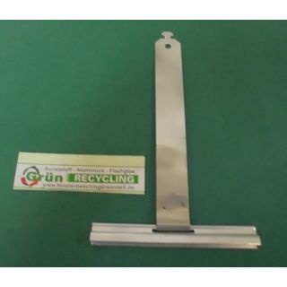 Mini - Aluminium - Aufhängeprofilstück 100mm mit Feder, Stärke 0,25mm Länge 135mm oder 190mm Blank Lagerplatz Verkauf