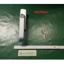 HARTMANN Fenstergriff Nachbau Griffform anders Silber absperrbar Lochabstand 84mm Fach05L/60