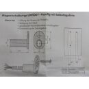 SIEGENIA Magnetschalter VDS Überwachung Aerocontrol UMS001 4-POLIG 315101 899526 Weiß 6mtr. Raum6S1A/28