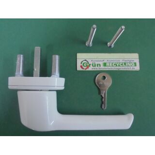 SCHÜCO Fenstergriff 234728 abschließbar weiß Fach03L1/5
