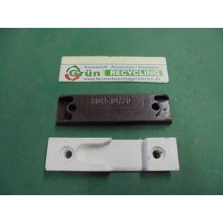 KFV Schließblech 8045.01/20 Weiß, Braun, Altsilber 81 x 20mm Fach3773