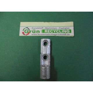 SIEGENIA Ecklager 53x14 mm Tragzapfen 8x3 mm silber FachP5020
