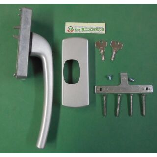 HAUTAU PSK HKS 200 Z Drehgriff 202 AG-S EV1 Silber Abschließbar Rechts FachP5184