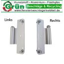 GEZE Flügelband H10/16 Rechts Silber FachVR3/266
