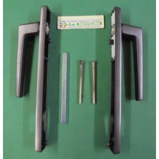 WINKHAUS * Griffgarnitur PN Braun PZ inklusive Vierkantstift 7 x 125mm und 2 Befestigungsschrauben M5 x 75mm FachVR3/239
