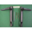 WINKHAUS * Griffgarnitur PN Braun PZ inklusive Vierkantstift 7 x 125mm und 2 Befestigungsschrauben M5 x 75mm FachVR3/239