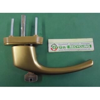 Fenstergriff abschließbar F4 Bronze inkl. Schrauben FachVR3/257