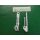 Selve Ecklager, 83x12mm Stift 35x6mm weiß Raum10S1/17