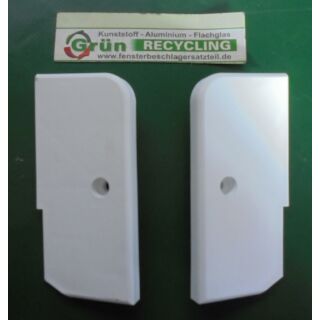 GU Endkappe zu P 1603 Abdeckschiene 968/200 Weiß Rechts Links 90 x 41mm Fach3985