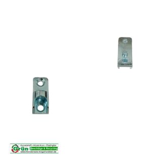 ROTO Alu Ecklager 36 x 15mm mit einem Haltezapfen Ø 4mm Länge 5mm Nachbau in hell verzinkt FachVR5/302