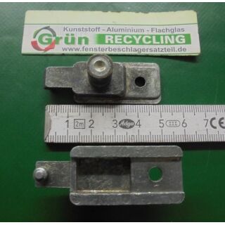 NOTTER * Stangenanschluß  Rollenzapfenlaufteil  Zapfen Ø 10mm Länge 13mm,  52 x 19mm Vorne 10mm,  Nocken Ø 5mm