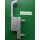 FUHR * Türtreibriegel 980 Silber Eloxiert Links KR1/F3