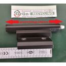 ROTO ALU80 Eckband 2 Loch 35mm BA Silber Links HC6/14