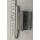 NOTTER Eckband silber links Dreiloch 17,5 Lochabstand 21/21 mm  HC6/2