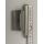 Eckband für Aluminiumfenster mit 3 Anschraublöcher Lochabstände 17mm Rechts Silber HC6/13