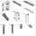 HAHN Rollenband KT-R VEKA SOFTLINE 70 und Topline RAL 9016 weiss K703G0003 FACH4208