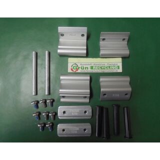 ROTO WEIDTMANN EU- Bandsatz Drehband AL1 ALU 500 Silber 9658 Fach4206