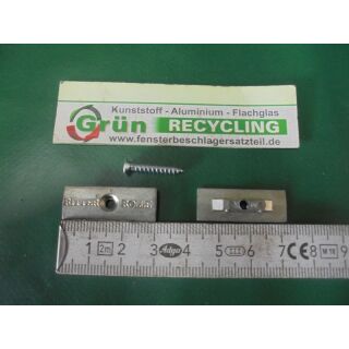 RITTER Rahmenauflauf Ritterrolle mit Montageschraube 11 x 30mm SchrankP332/1