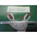 WSS SCHLECHTENDAHL Fenstergriff silber 115x7mm Lochabstand 95 mm Zunge 35x18mm