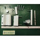 DR. HAHN Rollenband KT-RV , RAL 9016 weiss , Beschlagnut 16/3mm, RBT 36mm, 2-tlg. KS-WS Fach4262