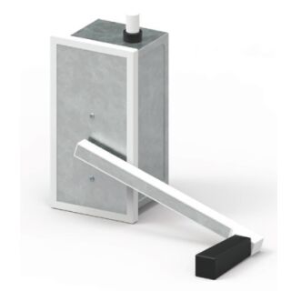 ARGA- Sicherheitswinde Drahtseilgetriebe B 40 UP inkl. Gehäuse, Kurbel + Deckplatte 111 x 72 x 42mm FachVR8/077