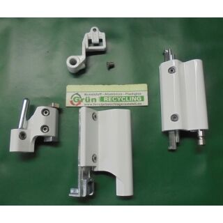 SIEGENIA Ecklagerset Eckbeschlag links Alu BS LM 4200/ SV silber Fach3791