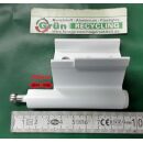 Eckband Weiß für Aluminiumfenster mit 3 Anschraublöcher Lochabstände 18mm gesamte Länge 93mm Fach06L6/1