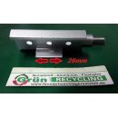 NOTTER* Eckband für Aluminiumfenster mit 3 Anschraublöcher Lochabstände jeweils 20mm gesamte Länge 100mm Fach06L6/8