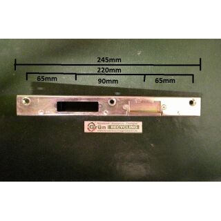 KFV SKG Haustürschließblech U-Profil Schließblech mit austauschbarer Falle 25.818E 245 x 28mm Links Fach4290