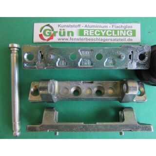 SIEGENIA AUBI Axerlager Scherenlager KF 3X3, 85 x16mm, 2 Haltezapfen 3 x3 mm, Lagerstift 70 mm, FachP3066