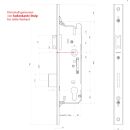SCHÜRING Einsteckschloss Rohrrahmenschloss 30/92/8...