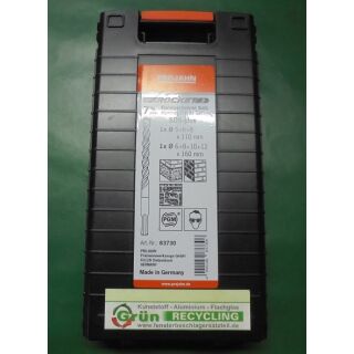 PROJAHN Hammerbohrer Rocket 3 Kassette 7tlg. 5-12mm in ABS Mambo- Box
