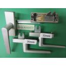 GEZE Fenstergriff, 105 x 35 mm, Lochabstand 90...