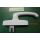 GEZE Fenstergriff, 105 x 35 mm, Lochabstand 90 mm,Schieber 33mm oder 26mm Nachbau Silber,Weiß,Braun Fach4323