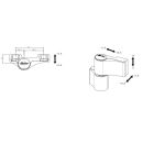 FAPIM Türband 2-tlg. H20 Stichmaß 67mm Weiß FachX1151