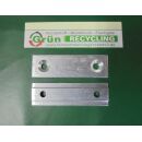 SCHÜCO Klemmblech f. Alufenster 63 x 18mm Nut 10mm...