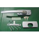 HAUTAU PSK HKS Z Hebel Drehgriff 202 AG-S Links abschließbar Silber FachP5185