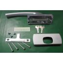 HAUTAU PSK HKS Z Hebel Drehgriff 202 AG-S Links abschließbar Silber FachP5185