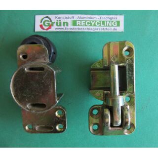 WEIDTMANN Ecklager rechts, 74 x 37 mm, Zapfen 24 x 6,5 mm