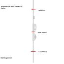 GU * Getriebe Variabel mit PZ Lochung 25mm Dorn FFH 1951-2450mm mit 3 Pilzzapfen Raum7R2LS