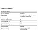 GU Ecklagerset Beutel ALU- JET 600 Bandseite Rahmennut 10/14mm Silber Fach4375