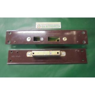 KFV Haustürschließblech 584G rechts 240,5 x 45mm braun FachVR1/1288