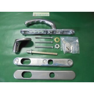 HOPPE Schutz Schmalschild Wechselgarnitur Luxembourg 86G/3359ZA/3357N/1500 PZ 92mm Entfernung TS 67-72mm Raum9W2